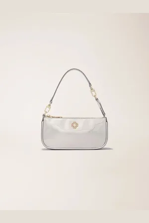 Maje Mirrored Leather Sarah Pouch
