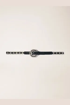 Maje Mixed Jewellery Buckle Chain Belt
