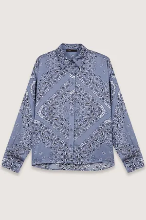 Maje Flowing Printed Shirt