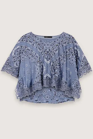 Maje Flowing Patterned Top