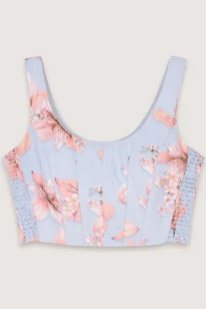Maje Patterned Taffeta Top