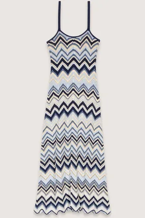 Maje Crochet-knit Maxi Dress