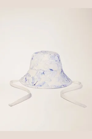 Maje Watercolour Themed Long Bucket Hat