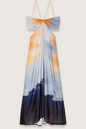 Maje Tie-dye Maxi Dress
