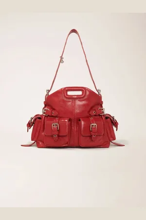 Maje Miss M Mini Cargo Leather Bag