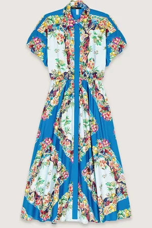 Maje Patterned Maxi Dress