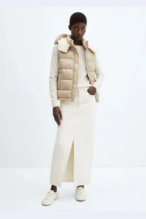 Water-repellent quilted coat - Woman