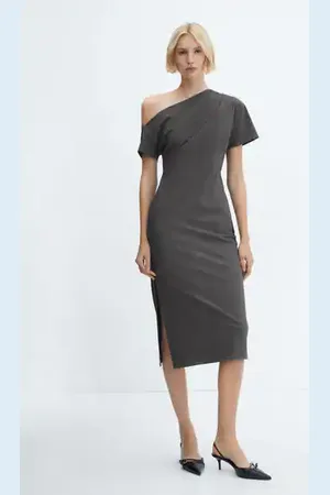 MANGO Asymmetric Dresses for Women on sale - Outlet
