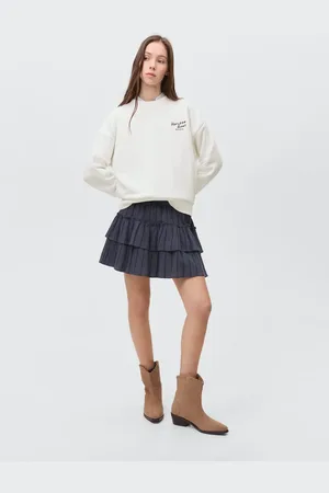MANGO Printed cotton sweatshirt