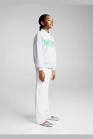 MANGO Message cotton sweatshirt