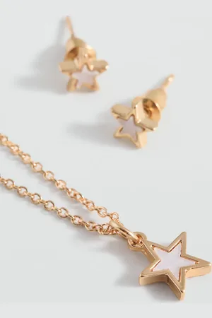 MANGO Necklaces and earrings set