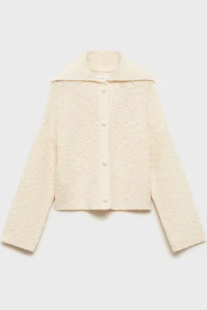 MANGO Knitted button cardigan