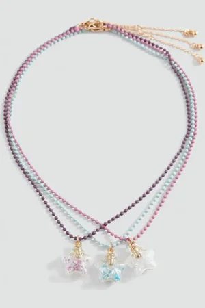 MANGO Pack of 3 combined necklaces