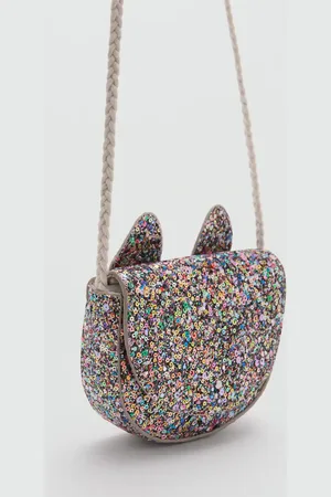 MANGO Glitter bag