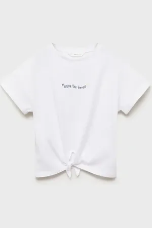 MANGO Knot printed T-shirt