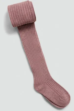 MANGO Ribbed tights
