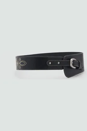 MANGO Buckle sash belt