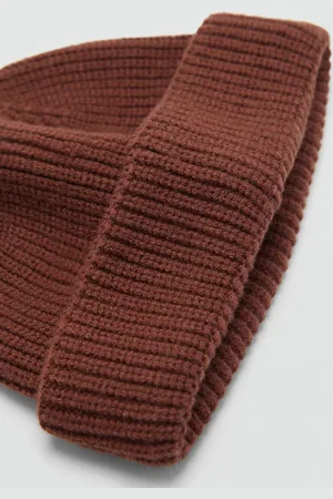 MANGO Rib-knit cap