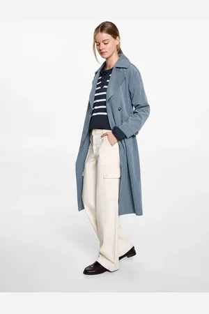MANGO Belt flowy trench