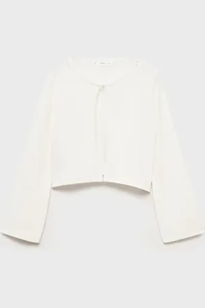 MANGO Fine-knit cotton cardigan