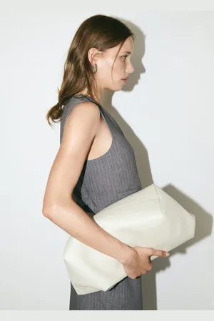 MANGO Pebbled effect shopper bag