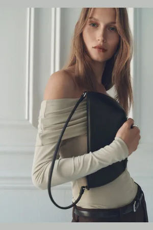 MANGO Oval shoulder bag