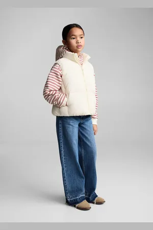 MANGO Quilted zipper gilet