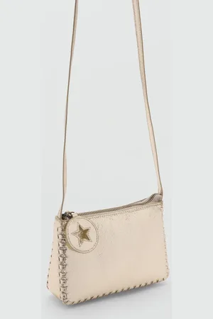 MANGO Metallic-effect bag