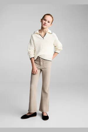 MANGO Flared jeans with pocket