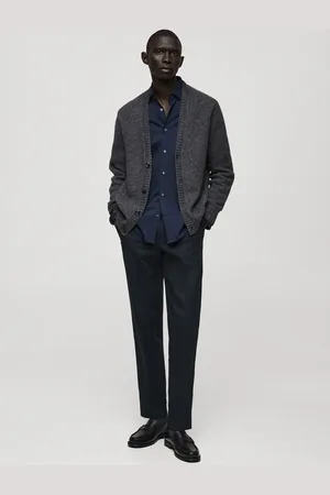 MANGO Regular-fit cotton trousers