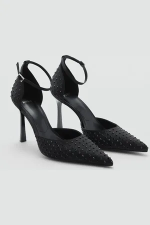 MANGO Crystal heel shoe