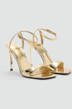 MANGO Strappy heeled sandals