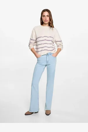 MANGO Frayed low-rise skinny jeans