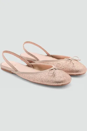 MANGO Ballerinas glitter bow