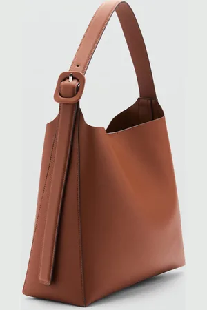 MANGO Shopper bag with buckle