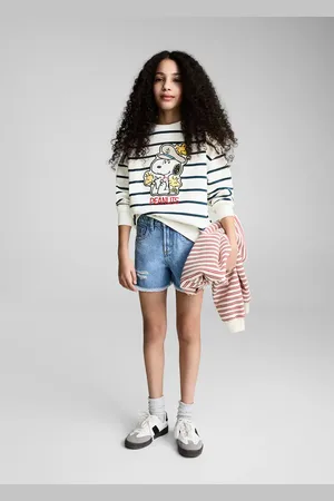 MANGO Snoopy cotton sweatshirt