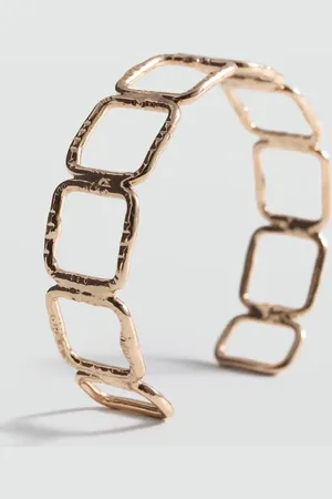 MANGO Rigid circle bracelet