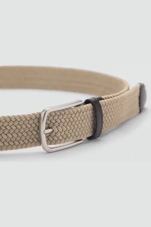 MANGO Braided elastic belt
