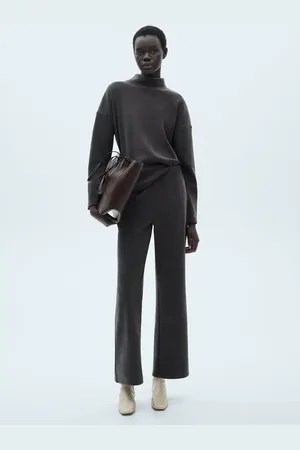 MANGO Corduroy sweatshirt with perkins neck