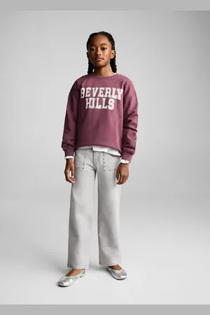 MANGO Printed message sweatshirt