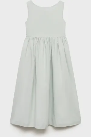 MANGO Bow linen dress