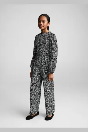 MANGO Floral print jumpsuit