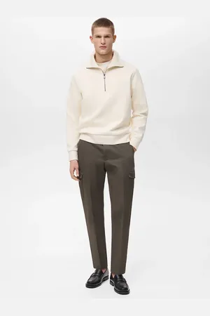 MANGO Regular fit cotton cargo pants