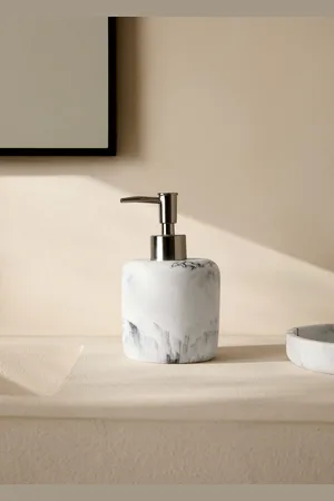 MANGO Soap dispenser with marble effect