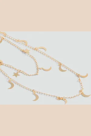 MANGO Combined chain necklace