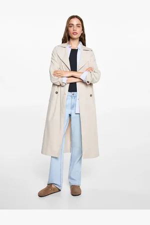 MANGO Belt flowy trench