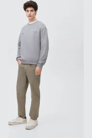 MANGO Message cotton sweatshirt