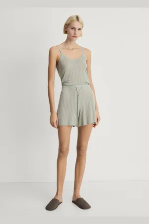 MANGO Pyjama top with pointelle detail