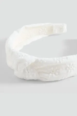 MANGO Knotted cotton headband