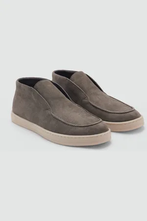 MANGO Casual suede leather ankle boots